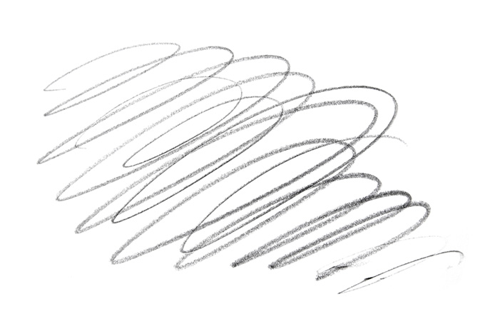 白い紙と鉛筆の線のシンプルなモノクロ背景（水彩 黒ペイントの背景フリー画像）
