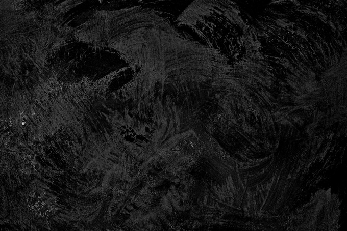 モノクロの水彩ドライブラシ背景（水彩 黒色の背景フリー画像）