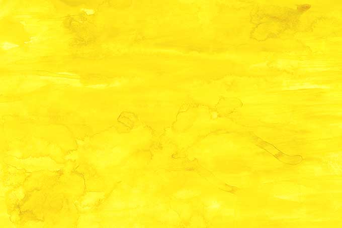 綺麗な黄色の水彩写真（水彩 黄色の背景フリー画像）