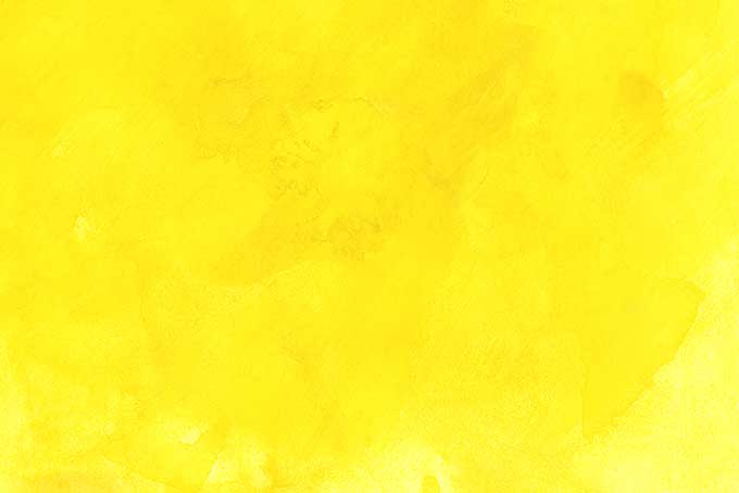 黄色の水彩でシンプルな画像（水彩 黄色の背景フリー画像）
