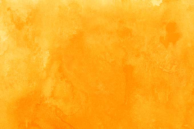 かわいいオレンジ色の水彩画像（水彩 オレンジの背景フリー画像）